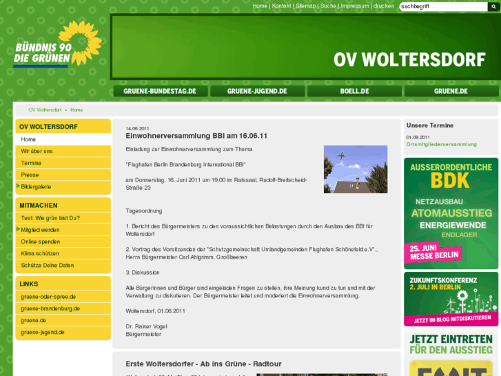 www.gruene-woltersdorf.de