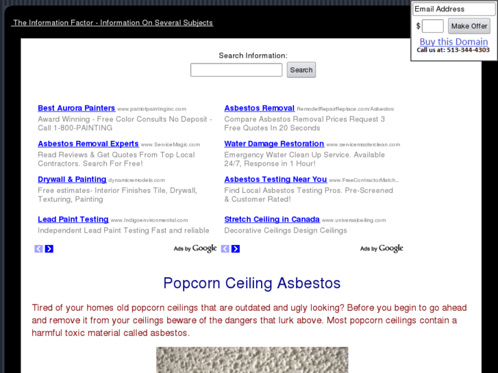 www.popcornceilingasbestos.com