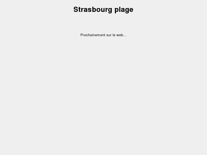 www.strasbourg-plage.com