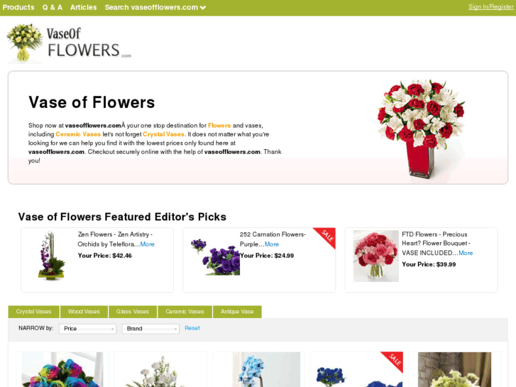 www.vaseofflowers.com