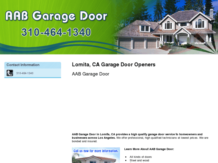 www.aabgaragedoorsouthbay.com