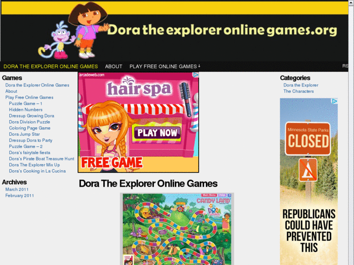 www.doratheexploreronlinegames.org