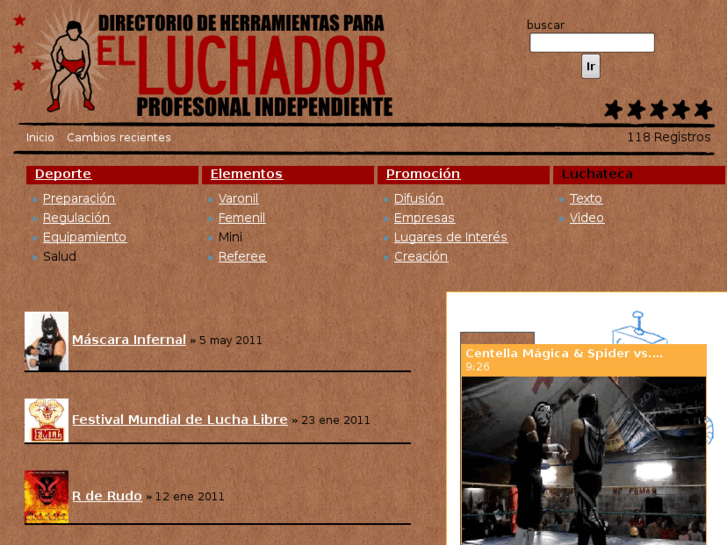 www.elluchador.org