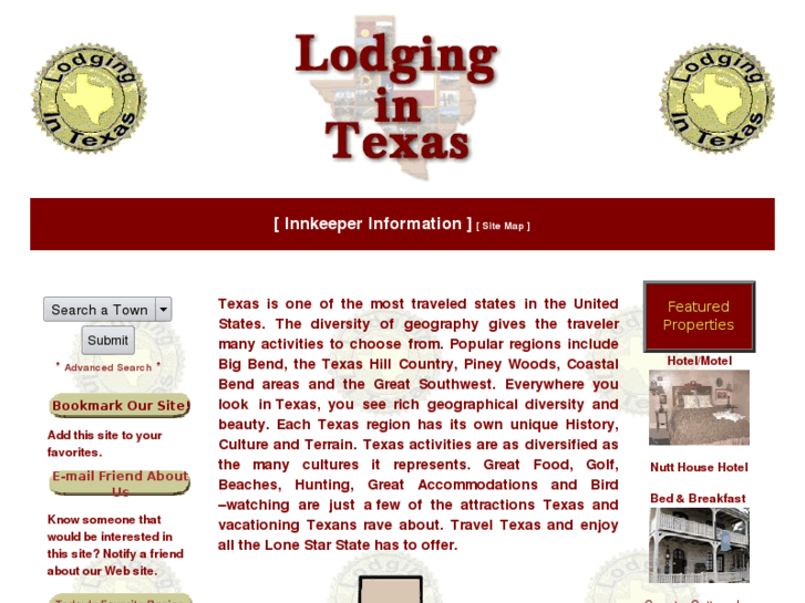 www.lodging-in-texas.com