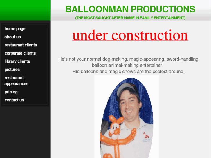 www.magicballoonman.com