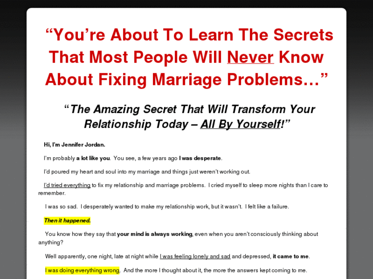 www.marriageproblemhelp.com