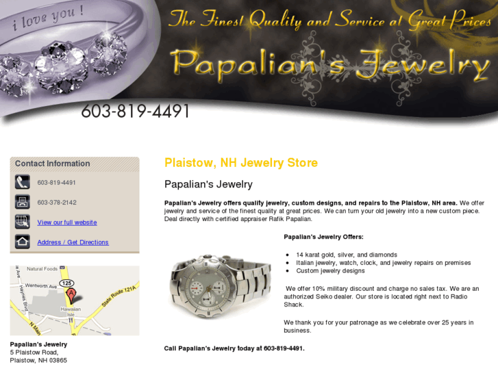 www.papaliansjewelry.net