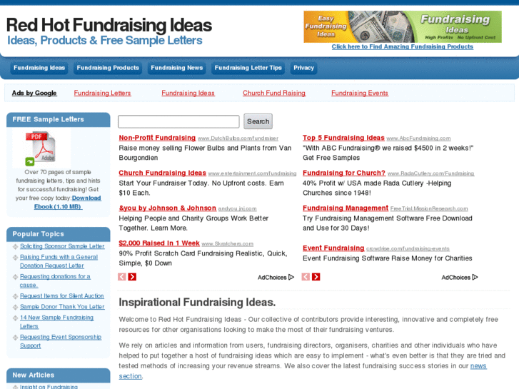 www.redhotfundraisingideas.com