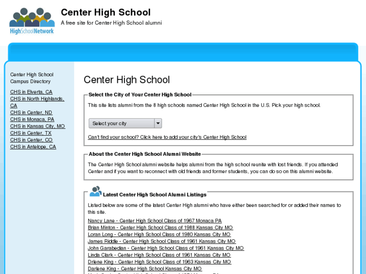 www.centerhighschool.net