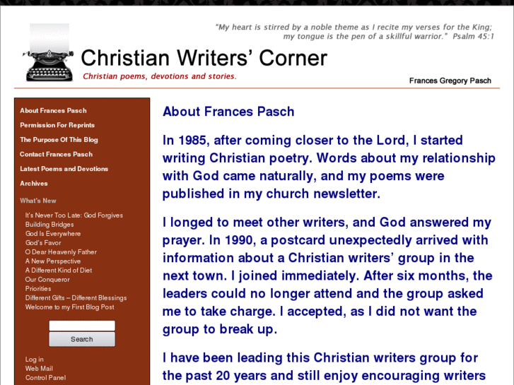 www.christianwriterscorner.com