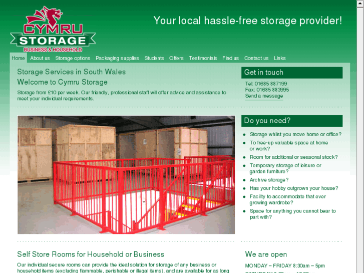 www.cymru-storage.com