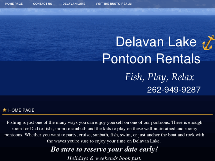 www.delavanlakepontoonrentals.com