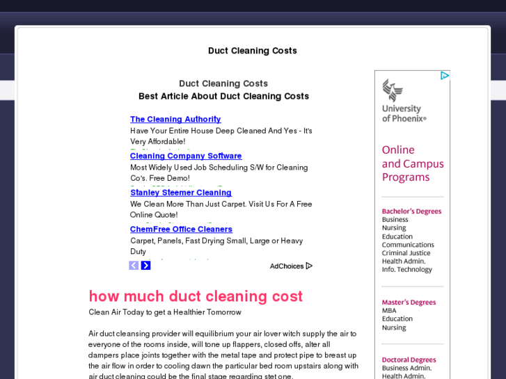 www.ductcleaningcost.net