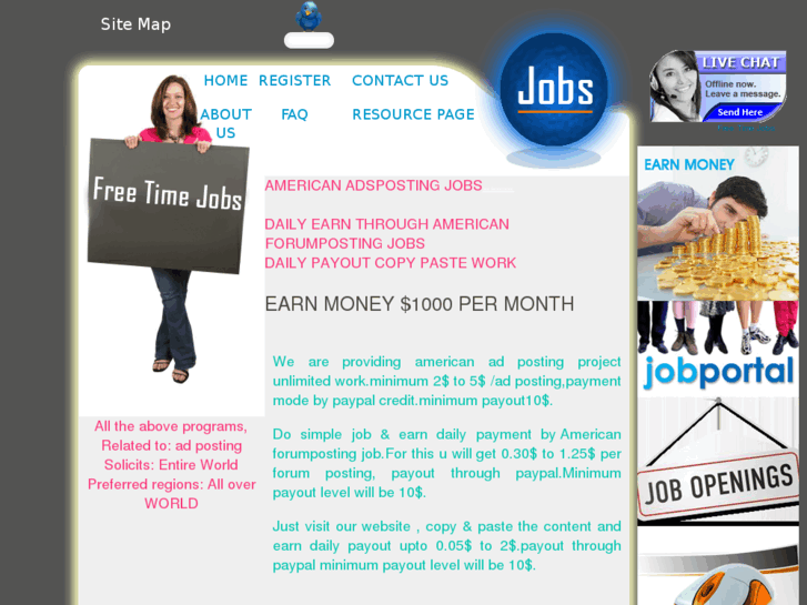 www.freetimejobs.net