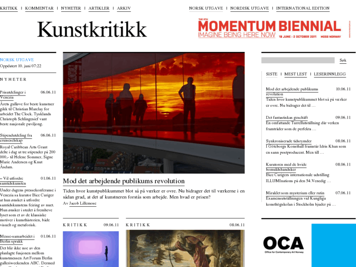 www.kunstkritikk.no