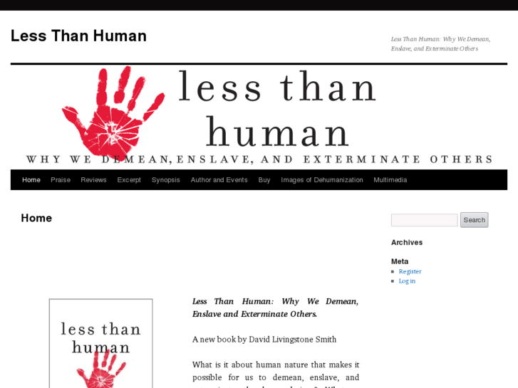 www.lessthanhumanbook.com