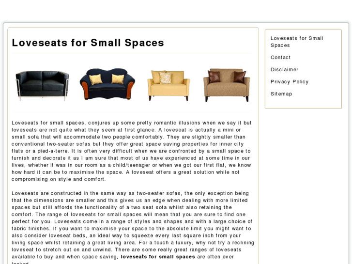 www.loveseatsforsmallspaces.com