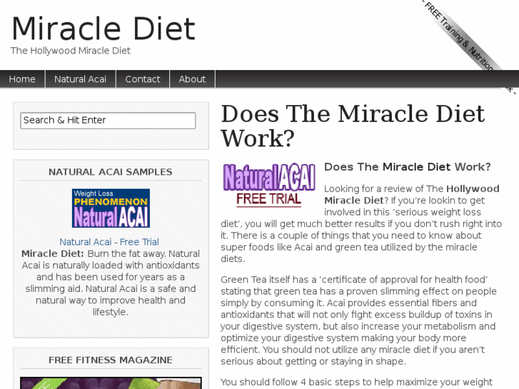 www.miraclediet.info