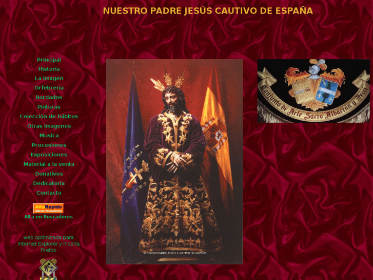 www.nuestropadrejesuscautivodeespana.com