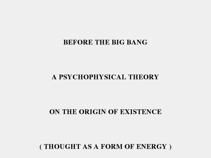 www.psychophysicaltheory.com