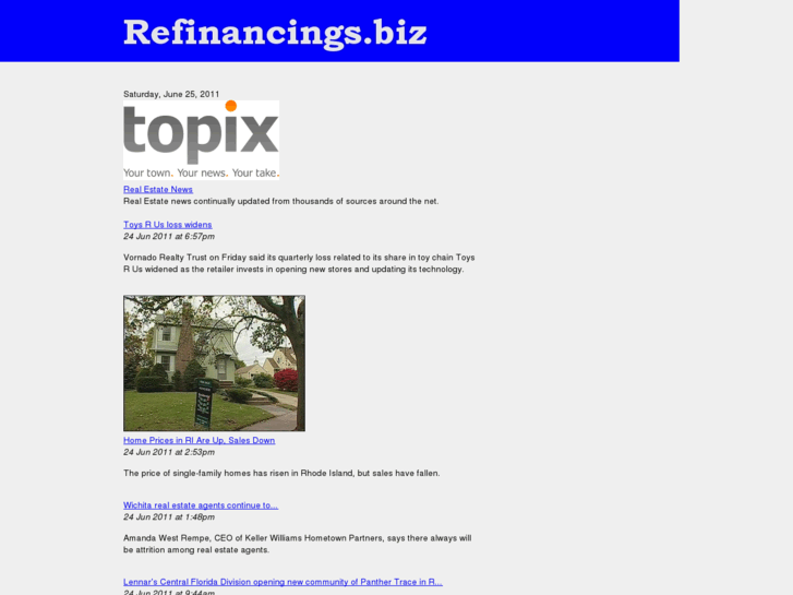 www.refinancings.biz