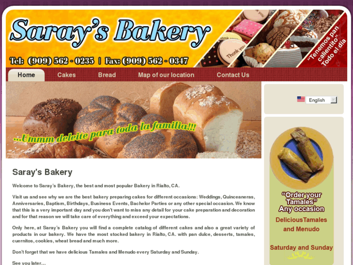 www.saraysbakery.com