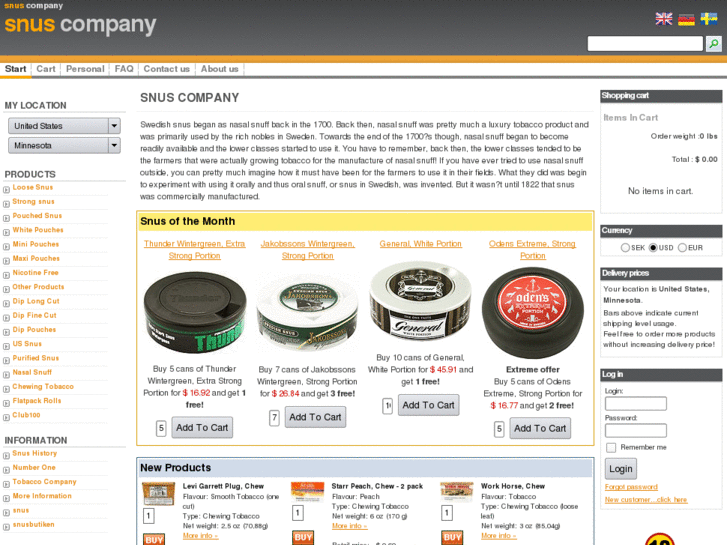 www.snuscompany.com