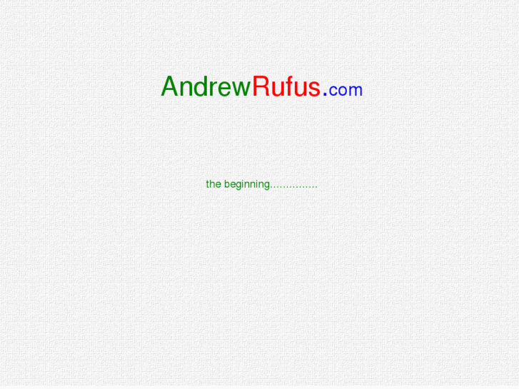 www.andrewrufus.com