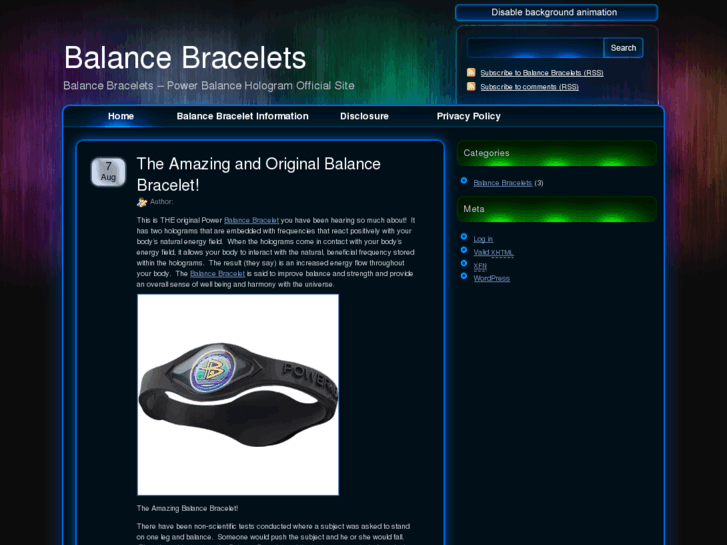 www.balancebracelets.org