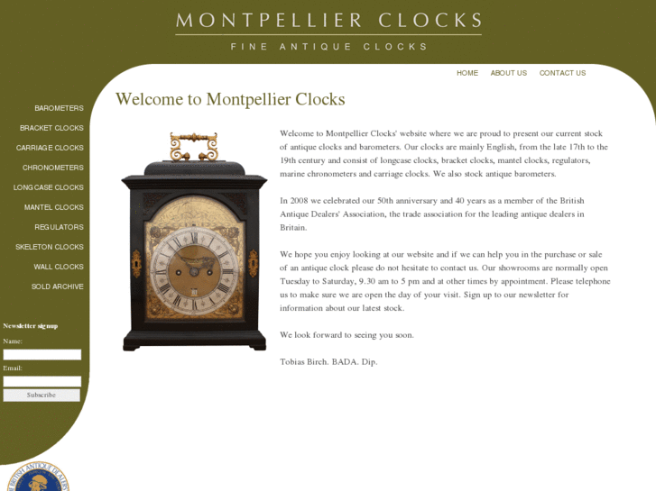 www.montpellierclocks.com