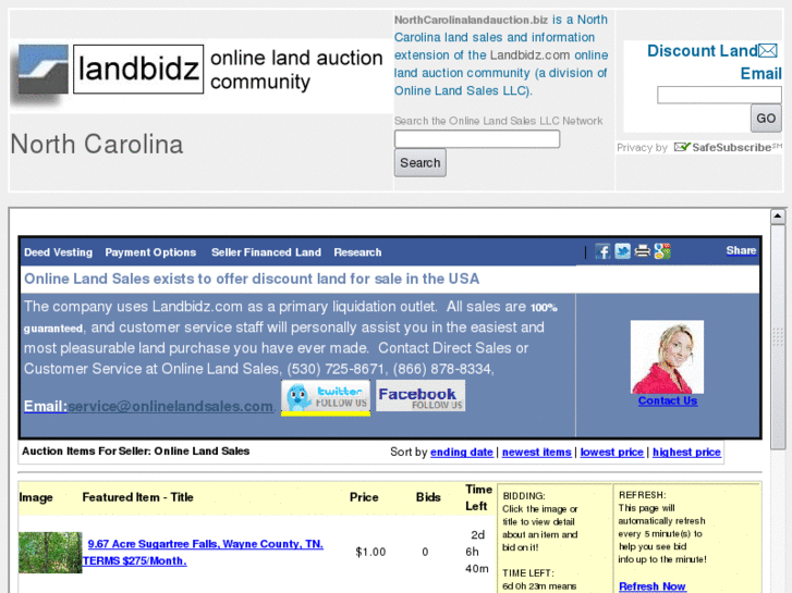 www.northcarolinalandauction.biz