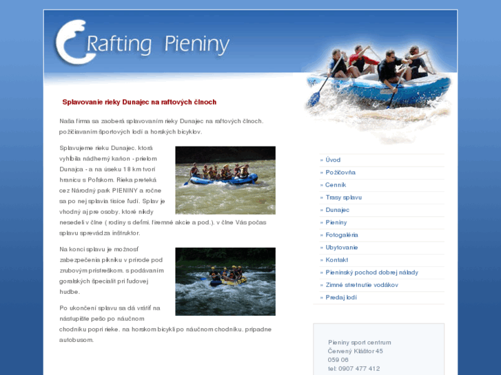 www.rafting-pieniny.sk