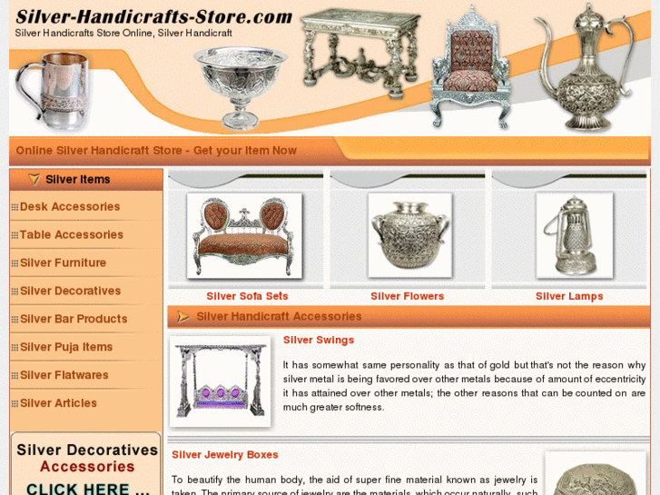 www.silver-handicrafts-store.com