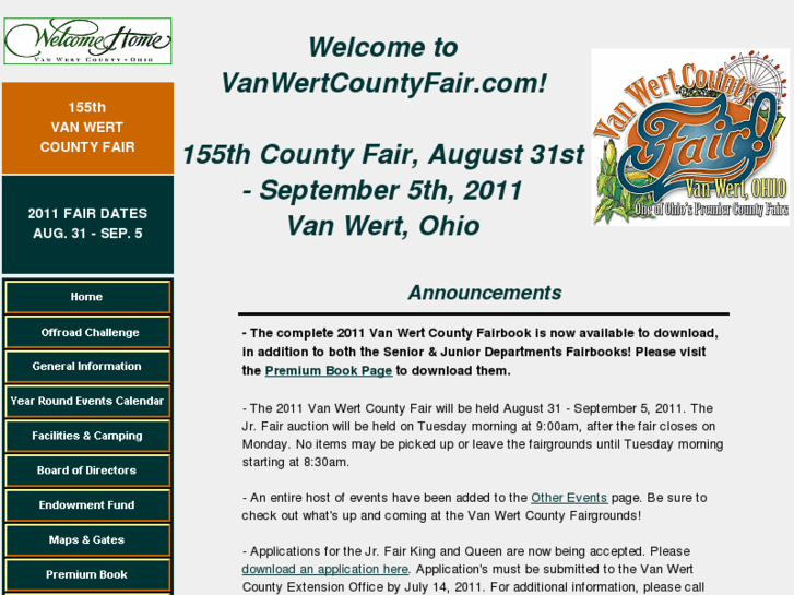 www.vanwertcountyfair.com