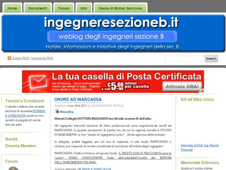 www.ingegneresezioneb.it