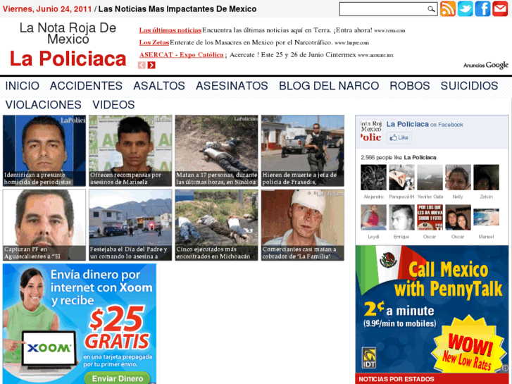 www.lapoliciaca.com