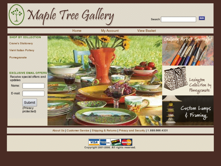 www.mymapletreegallery.com