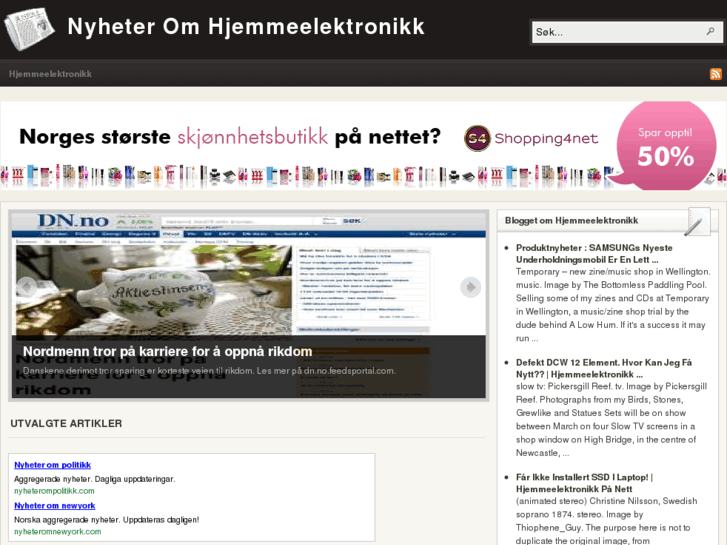 www.nyheteromhjemmeelektronikk.com