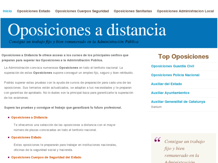 www.oposicionesdistancia.net