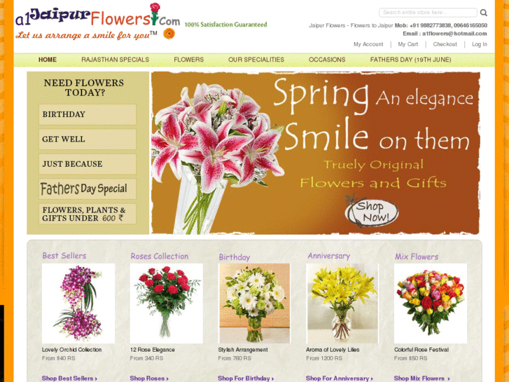 www.a1jaipurflowers.com