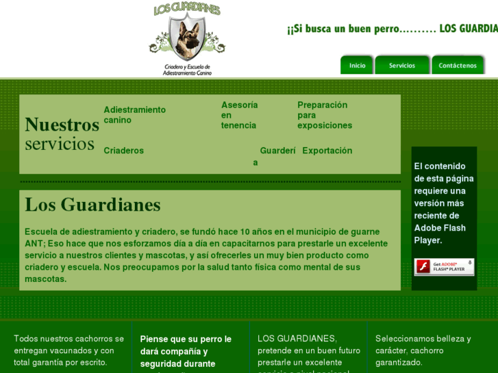 www.adiestramientocaninolosguardianes.com