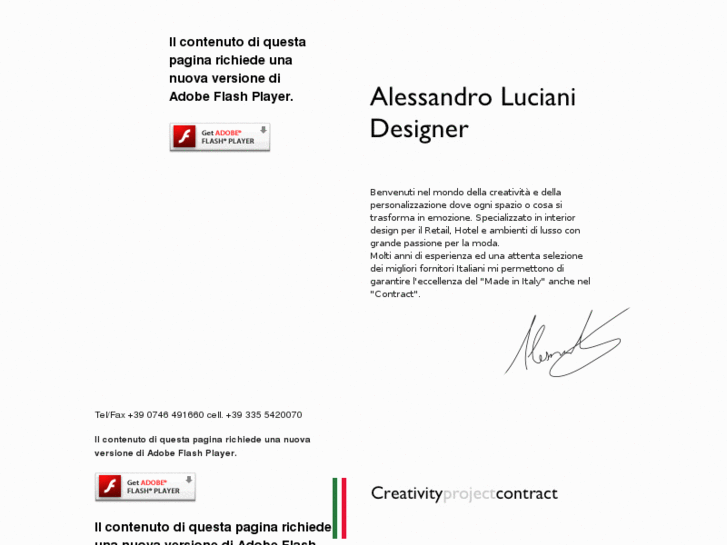 www.alessandrolucianidesigner.com