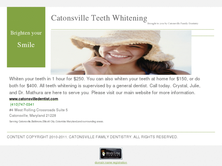 www.catonsvilleteethwhitening.com