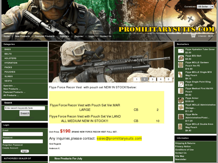 www.promilitarysuits.com