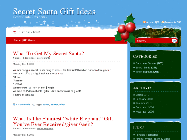 www.secretsantagifts.com