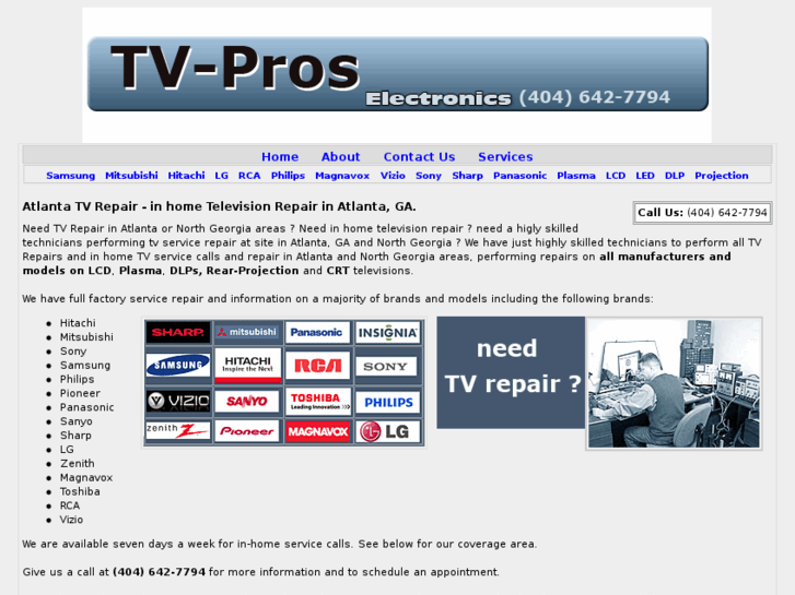 www.televisionrepairatlanta.com