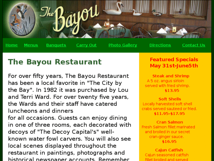 www.bayourestaurant.net