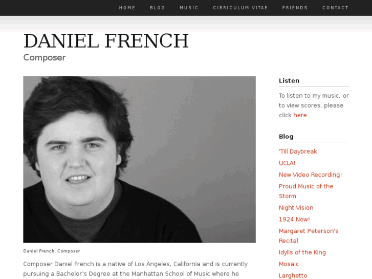 www.danielfrenchmusic.com