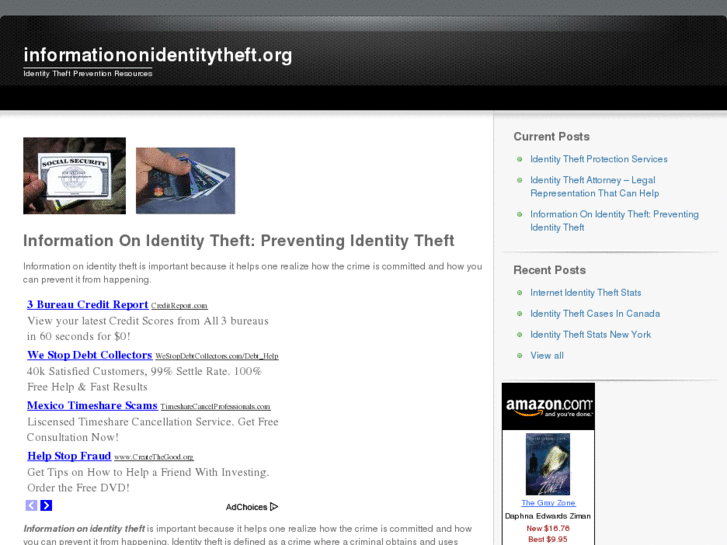 www.informationonidentitytheft.org