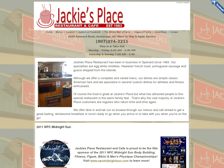 www.jackiesplacerestaurant.com